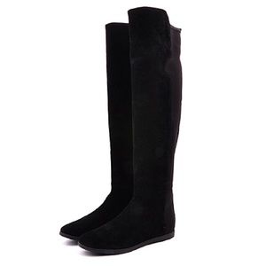 Nine west suede over the knee boots black